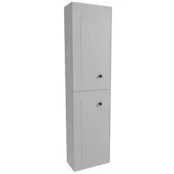 Naturel Forli Badezimmerschrank hoch 40x157x20 cm grau matt FORLIV40GM
