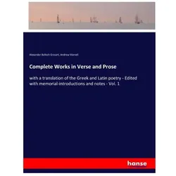 Complete Works in Verse and Prose, Belletristik von Andrew Marvell, Alexander Balloch Grosart