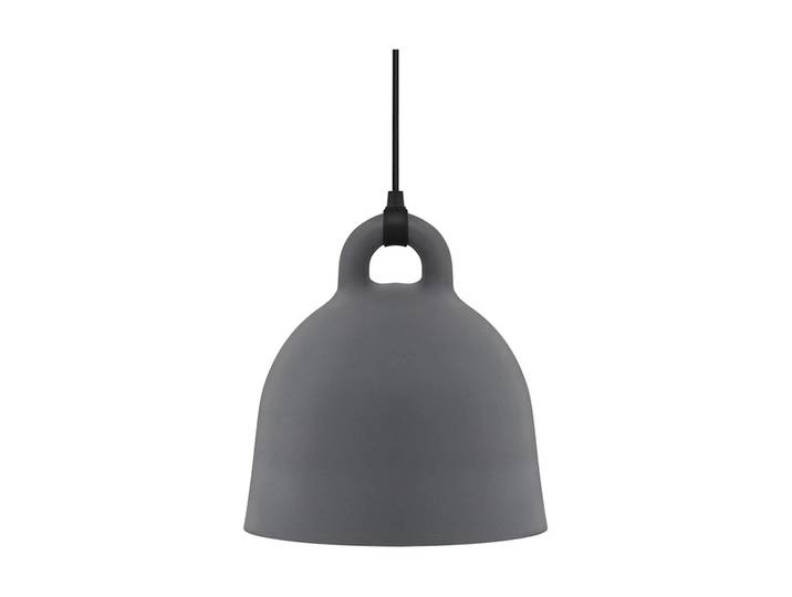 Normann Copenhagen Lampe Bell grise moyen