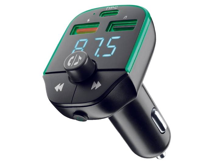 Cellularline Car FM Transmitter Bluetooth Musik Empfänger – Keyfinder/Selfie Stick/Gadgets – schwarz