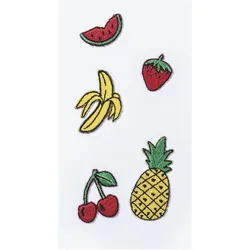 6x Heyda, Sticker, Textil-Sticker Fruits (1 Sticker)