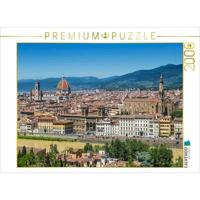 CALVENDO Puzzle Aussicht vom Piazzale Michelangelo in Florenz | 2000 Teile Lege-Größe 90 × 67 cm Foto-Puzzle für glückliche Stunden