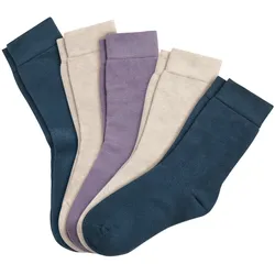 Tchibo - 5 Paar Thermosocken - Damen - Gr. 35-38 - weiß