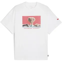 Puma, Herren, Sportshirt, Hoops x E.T. Tee I (M), Weiss