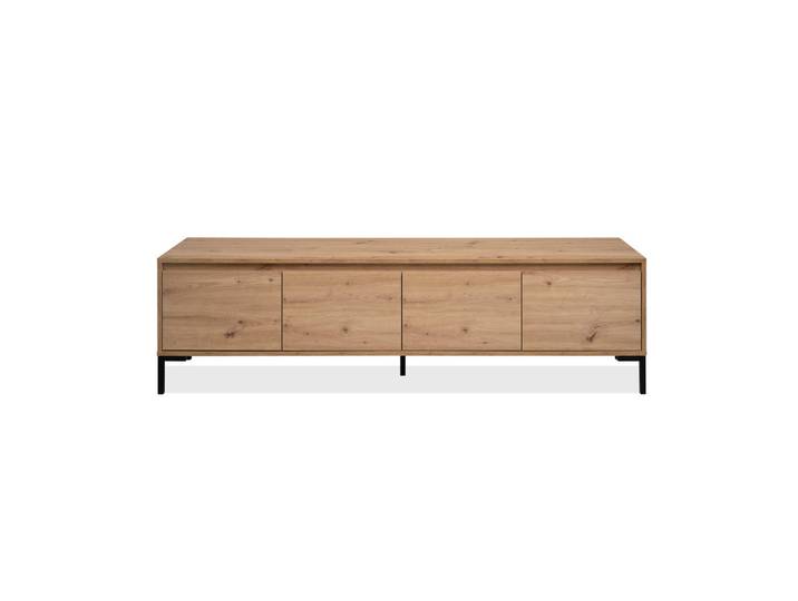 Mid.you Lowboard, Eiche Artisan, Metall, 176x49x40 cm, stehend, Wohnzimmer, Wohnwände, Lowboards, Lowboards stehend