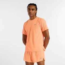 NEW BALANCE Herren T-Shirt Race Day Ultra Light, Größe L in Orange 51208