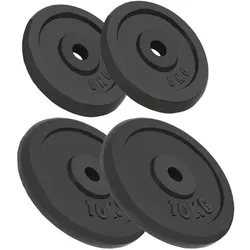 vidaXL, Hantelscheiben, (2 x 10 kg, 2 x 5 kg)