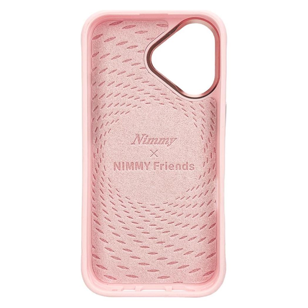Nimmy Case Magnetic fashion cute pet MagSafe for iPhone 16 pink (Apple iPhone 16) (N-CXMC-IP16-04)