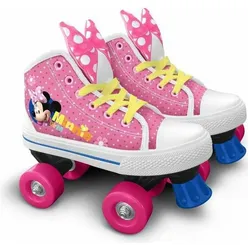 Disney, Mädchen, Rollschuhe, Minnie Mouse Rolschaatsen Meisjes Roze/wit Maat 30 (J862030) (30), Weiss, Rosa, Pink