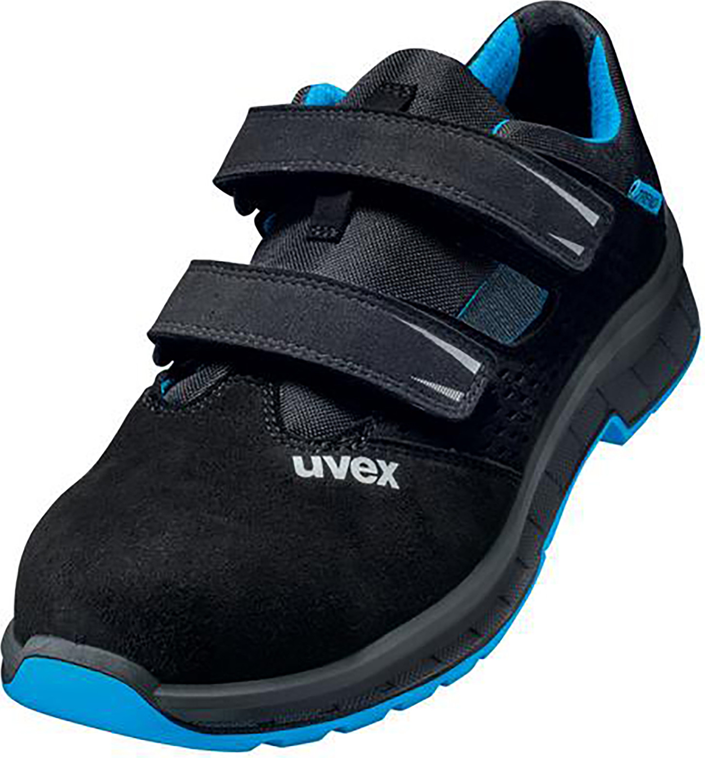 Uvex 2 Trend veiligheidssandaal S1, blauw/zwart, maat 49