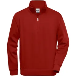 Zip-Sweatshirt "JN831" - L - wine