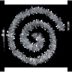 Feeric Christmas Atmosphera - Lametta-Girlande, 2 m, in Silber