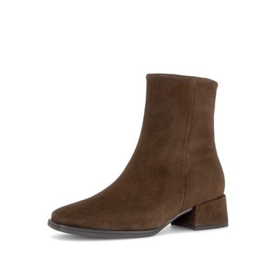 Stiefelette GABOR "Elegante Stiefelette", Damen, Gr. 37,5, braun, Schuhe Stiefelette