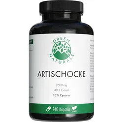 GREEN NATURALS Artischocke 2600 mg m.10% Cynarin