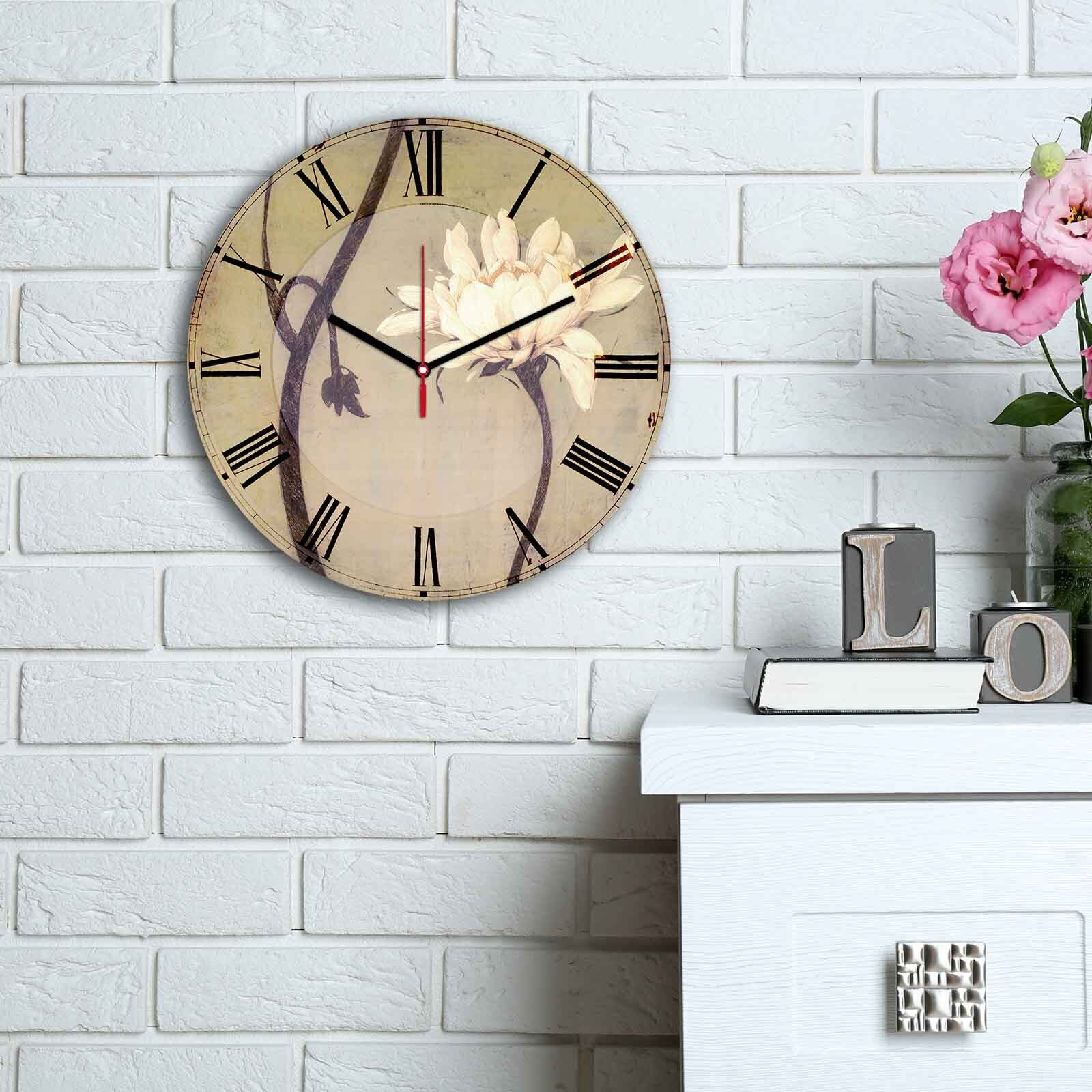 Opviq Wandklok, Diameter: 30 cm