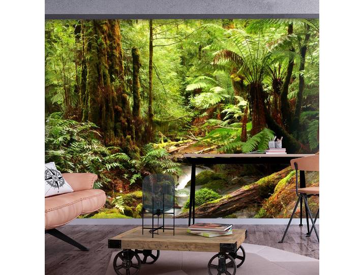Vlies Fototapete Forest Brook 250 x 175cm 250 x 175 cm