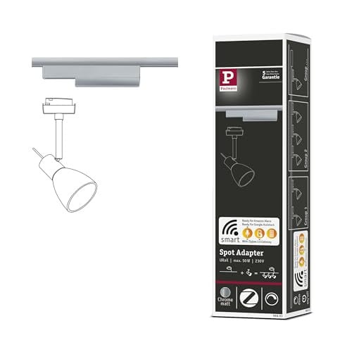 Paulmann URail Zigbee Spotadapter 0-50 W chroom mat dimbaar