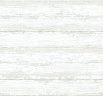 A-Street Prints Truro Bone Weathered Shiplap Wallpaper