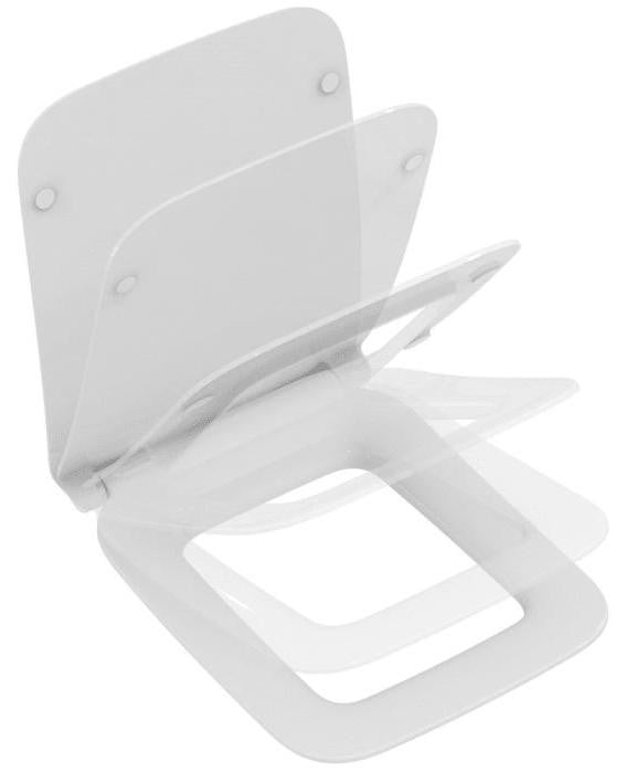 Ideal Standard toiletbril Strada II met softclose, sandwichmodel T360101, wit (Alpin)