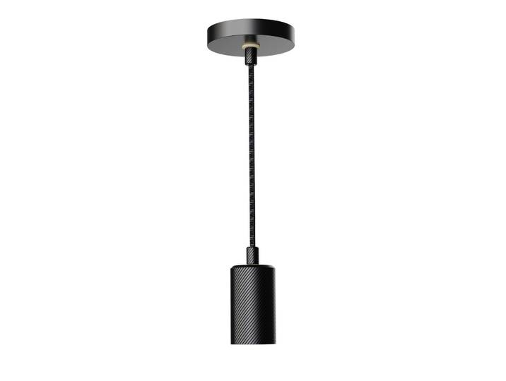 SEGULA Hängelampe Alix Wave, dimmbar, schwarz, für Wohn- / Esszimmer, Aluminium, Pendelleuchte