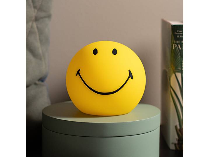 Smiley Bundle of Light Battery Taffellamp Geel - Mr. Maria Mr Maria - Kinderkamer - Kunststof