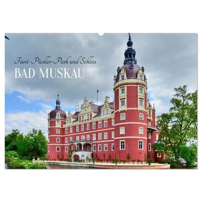Fürst-Pückler-Park und Schloss – Bad Muskau (Wandkalender 2027 DIN A2 quer), CALVENDO Monatskalender