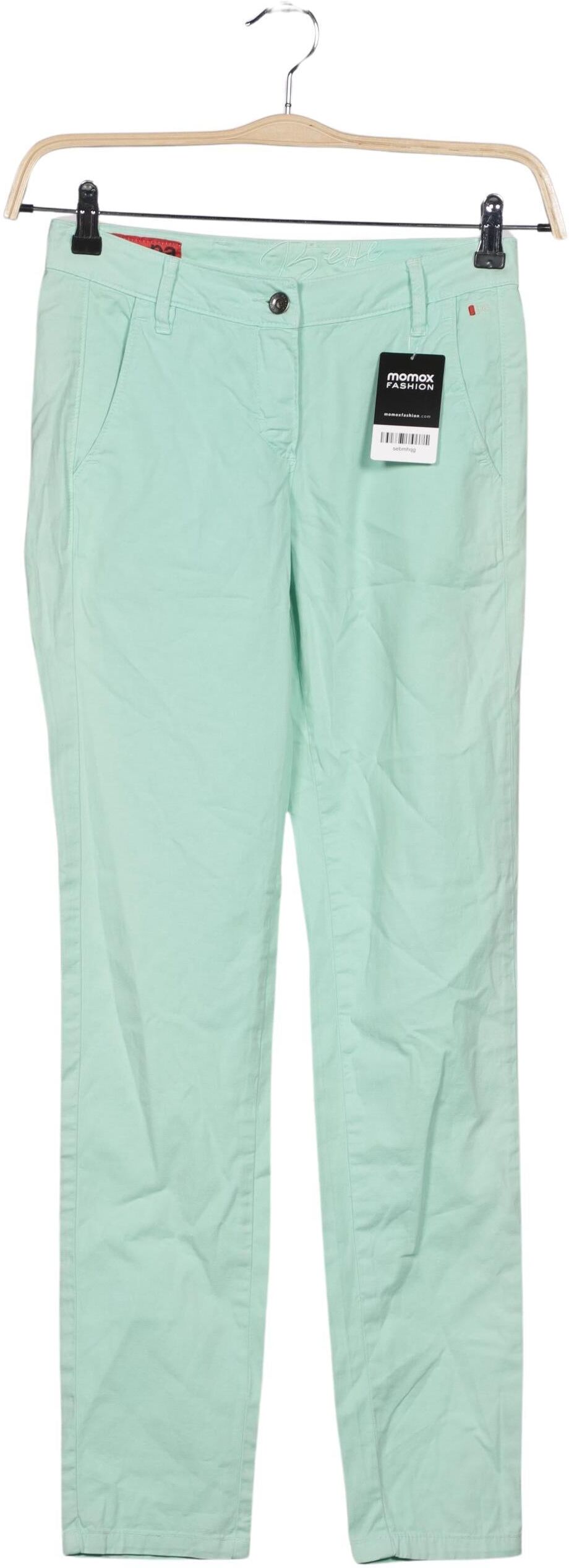 personal affairs Damen Stoffhose, Hellgrün, Gr. W28, kein / Etikett - Second Hand