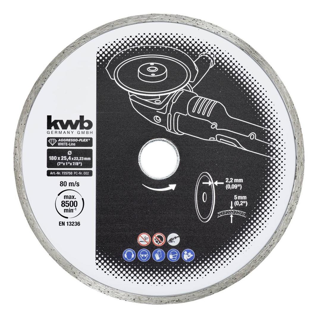 kwb Diamant-Trennscheibe Whiteline 180 (725750)