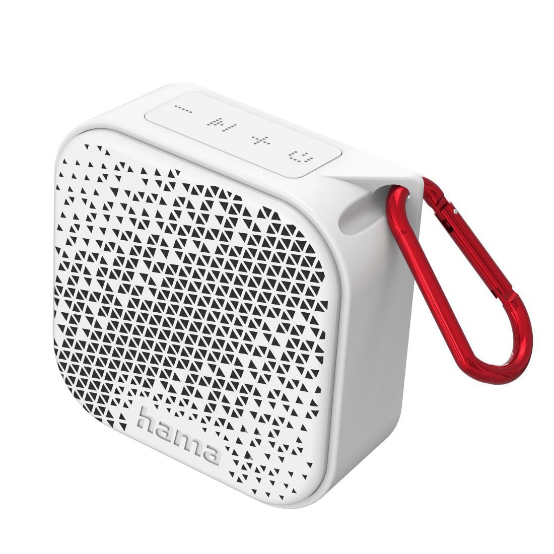 Hama 00188225 Bluetooth-Lautsprecher "Pocket 3.0" kleine Box, wasserdicht IP67, 3,5W, Schwarz