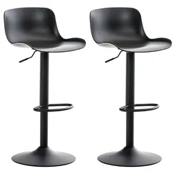 CLP 2er Set Barhocker Almada   Farbe: schwarz