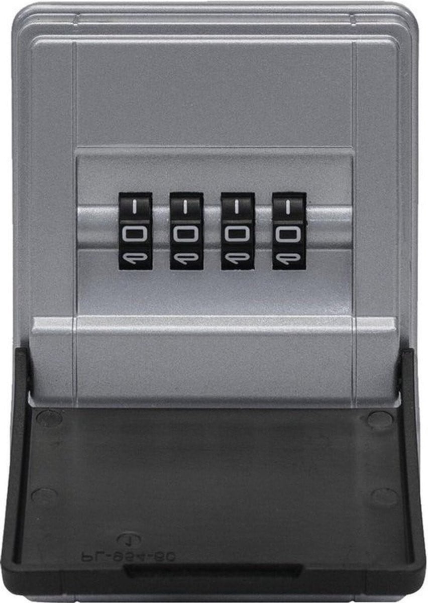 KeyGarage™ 727 Mini Sleutelkastje voor aan de muur - 8 sleutels - zwart/zilver