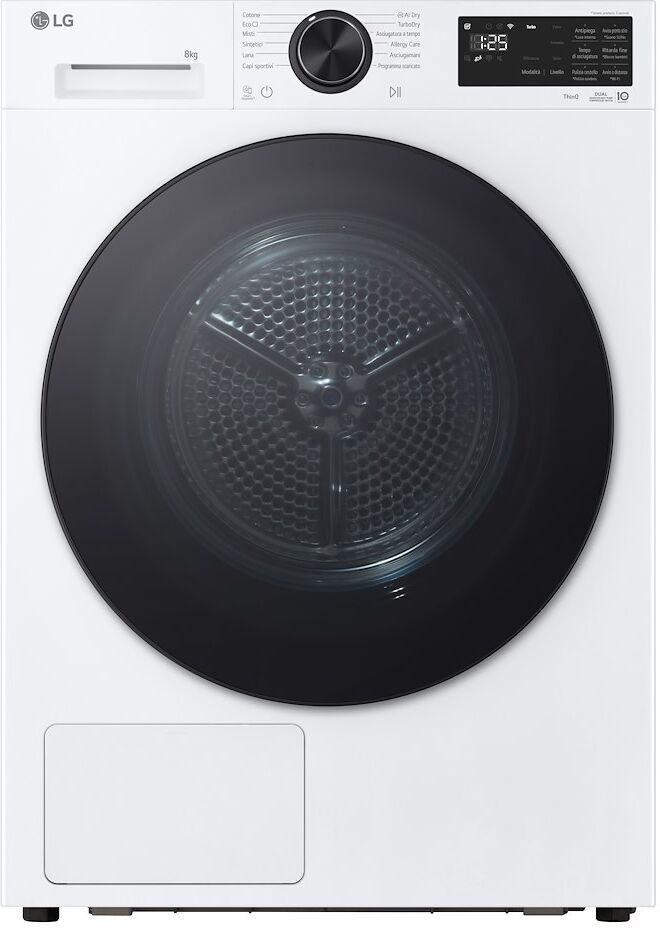 Asciugatrice LG ELECTRONICS RNX5008TLB con tecnologia AI Dry e capacità 8 kg