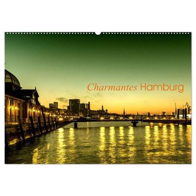 Charmantes Hamburg (Wandkalender 2027 DIN A2 quer), CALVENDO Monatskalender
