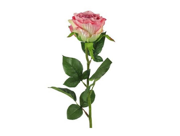 Countryfield zijden bloem roos 70 cm roze