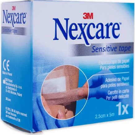 NEXCARE Sensitive Tape 2,5 cmx5 m 1 ud