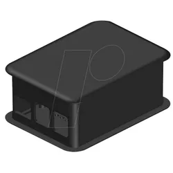 TEK-BERRY+ XL SW - Gehäuse für Raspberry Pi 3, schwarz
