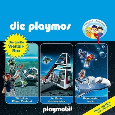 Die Playmos - Das Original Playmobil Hörspiel, Die große Weltall-Box: Folgen 29, 36, 48 - Simon X. Rost,Florian Fickel, Audio, 4260229663837