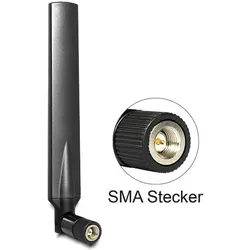 DeLOCK 88451 Netzwerk-Antenne Omnidirektionale Antenne RP-SMA 5 dBi