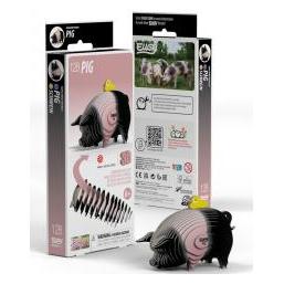 Eugy 3D Cardboard Model Kit - Pig (EU128)