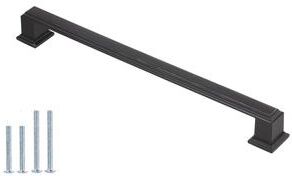 Kingsman Hardware Contemporary Oil Rubbed Bronze Solid Zinc Alloy Cabinet Pull Handle Pack of 10 - Oil Rubbed Bronze