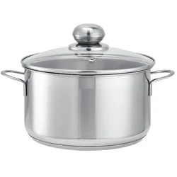 levelone Fleischtopf 20cm  Basic , silber , Edelstahl Ø: 20