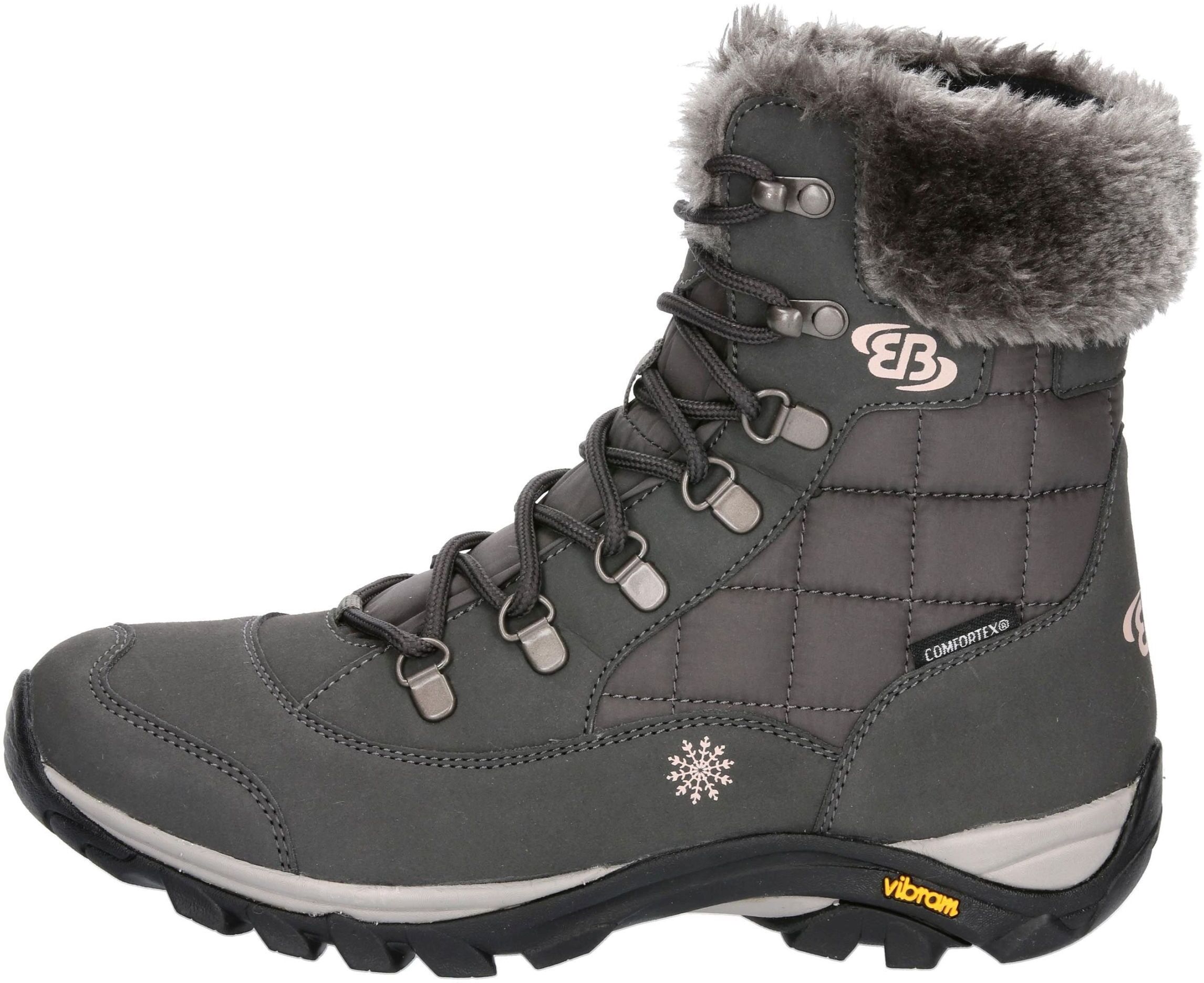 Winterstiefel BRÜTTING "Winterboot Himalaya", Damen, Gr. 38, wärmend, braun, Synthetik, Schuhe Winterstiefel braun 38, wärmend