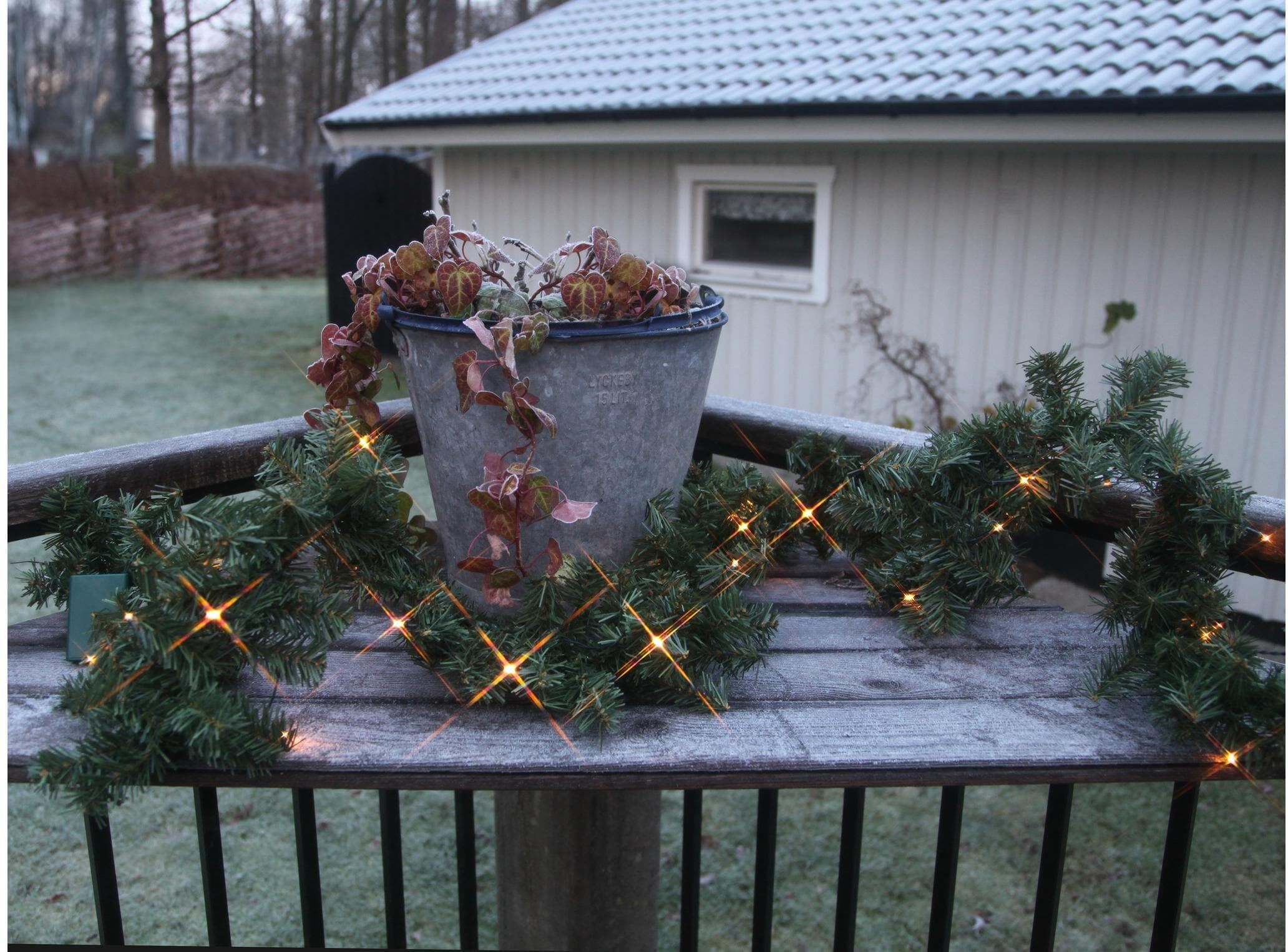 LED-Girlande "Trading Girlande Canadian", grün, Flammen 30 Stk., PARFORCE TRADITIONAL HUNTING, Lichterketten, LED-Girlande grün Flammen 30 Stk.