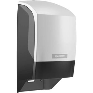 Katrin Toilettenpapierspender 77496, Inclusive System, aus Kunststoff, für 2 Mini Jumbo Rollen, weiß