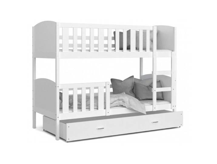 Lit Superpose TIMO 80x160 tiroir Blanc - blanc