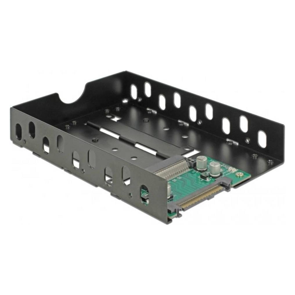 Delock 63956 - Konverter U.2 SFF-8639 zu U.2 SFF-8639 mit 3.5 Rahmen (63956)