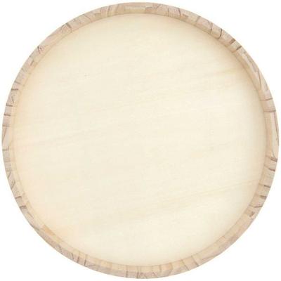 Holztablett natur 100%, Ø 30 cm