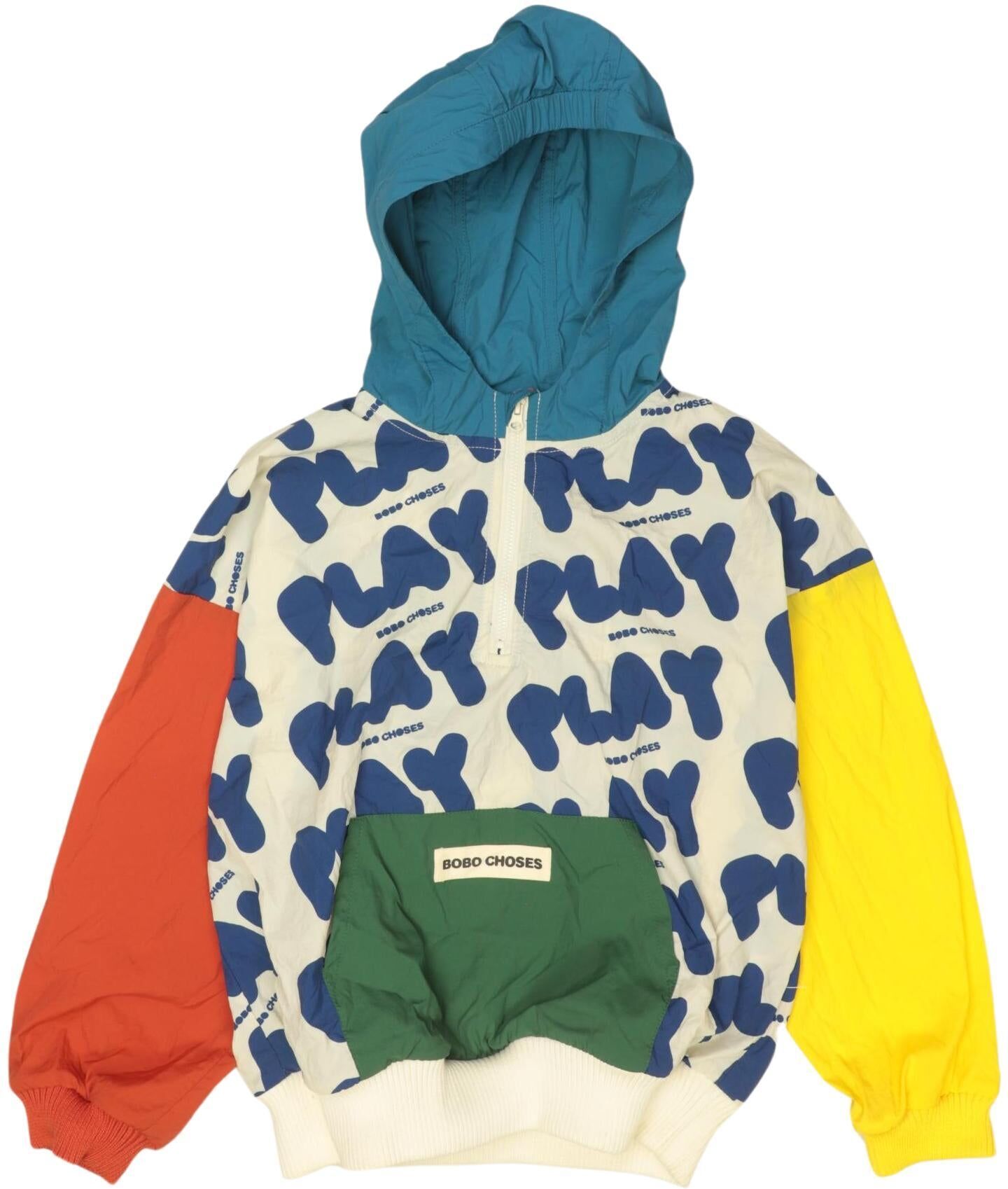 Bobo Choses Jungen Jacke oder Mantel, Mehrfarbig, Gr. EU 134, Synthetik / Tex / Membran - Second Hand