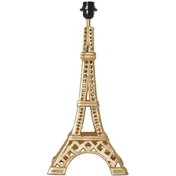 RICE Eiffelturm Metall Lampenfuß, Groß, 25 x 25 x 57cm, gold