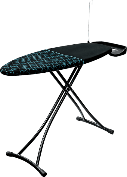 Tabla de planchar - Cecotec StrongBoard 400 Borneo, Superficie 125 x 44,5 cm, Enchufe integrado, antena elevacables, Multicolor